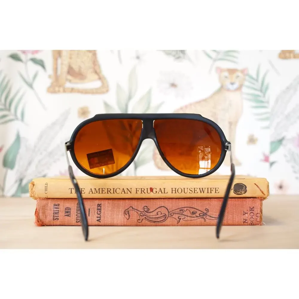 Vintage 1980s Sunglasses Taiwan Blue Blocker NOS Grandpa Retro Outdoor Festival